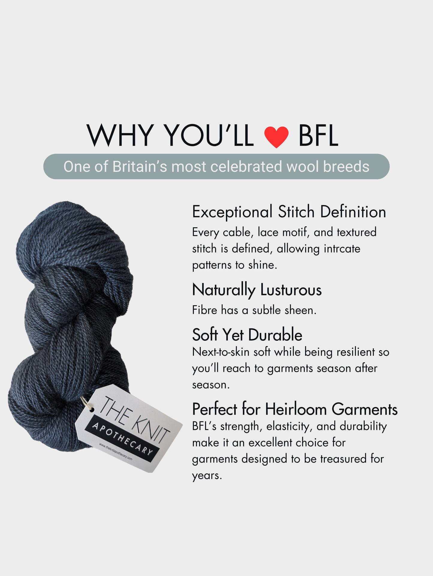 Bluefaced Leicester - Fingering Weight